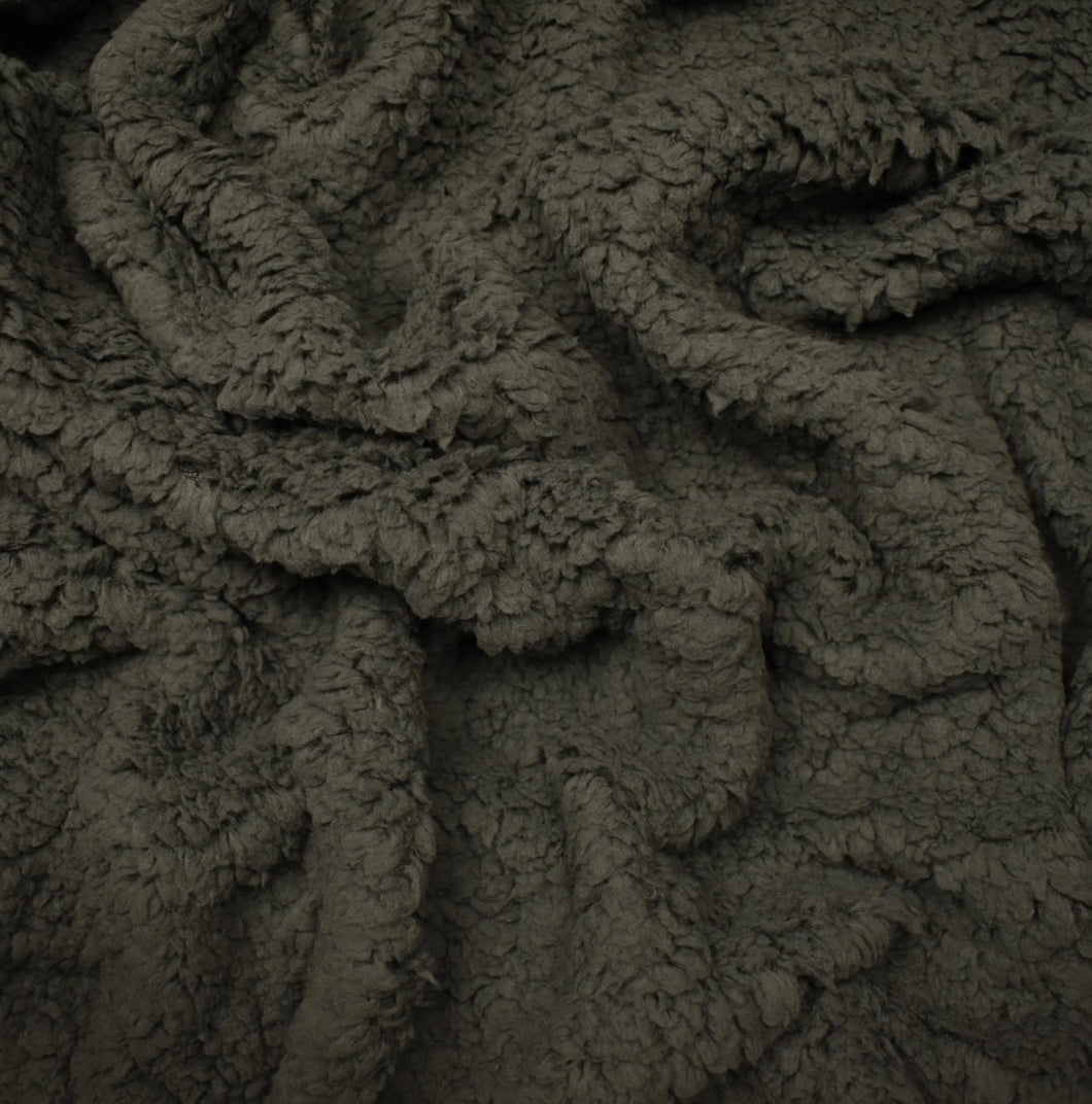 Grey Sherpa Blanket