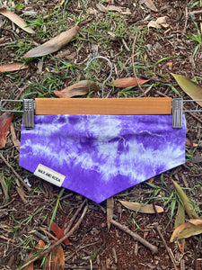 Small Purple Tie Dye Bandana