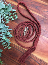 Load image into Gallery viewer, Paprika Puppy/Small Macrame Dog Lead
