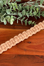 Load image into Gallery viewer, Dusty Pink Deluxe Macrame Dog Lead
